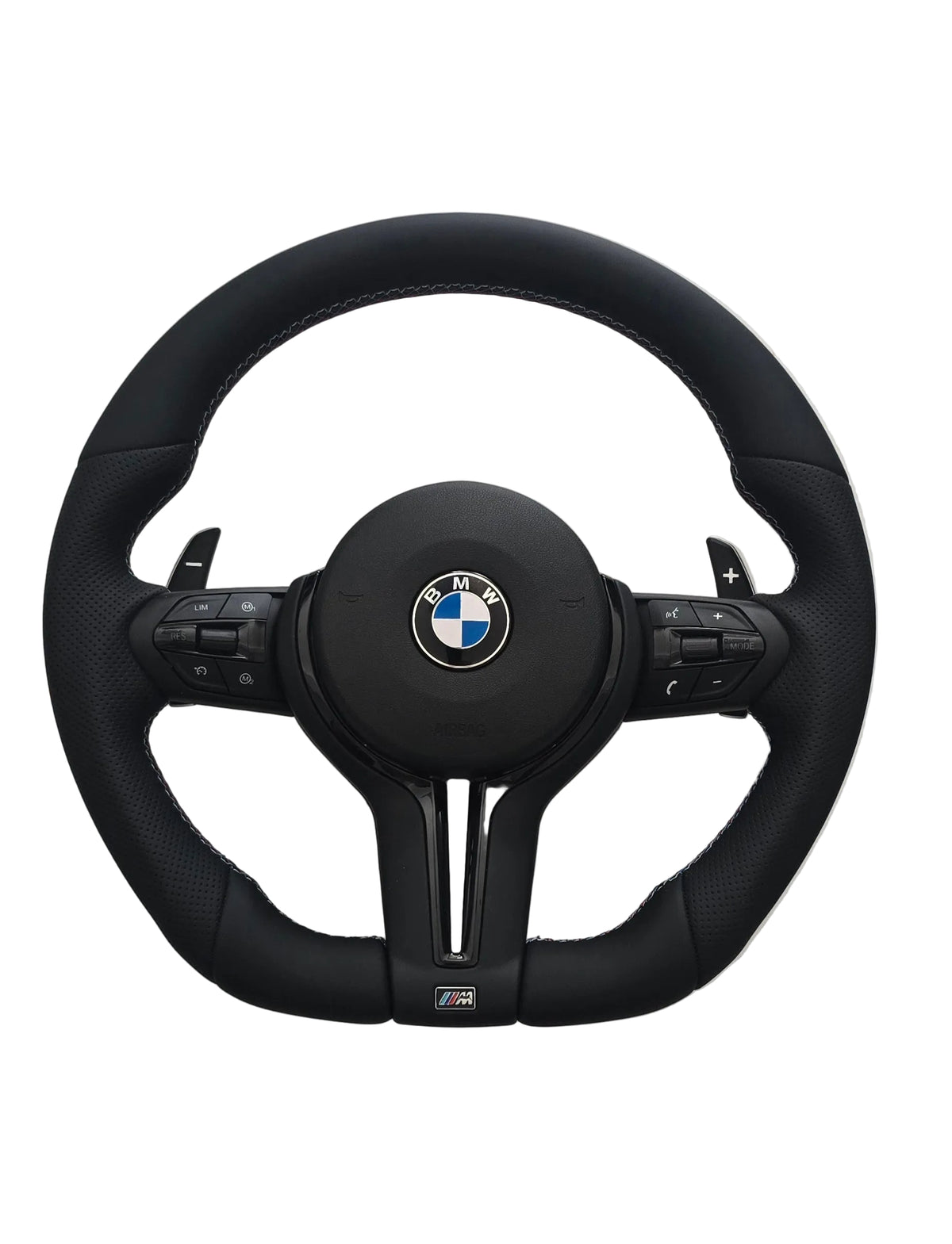 BMW OEM+ Flat Bottom M Sport Leather Steering Wheel F10 F20 F22 F30 F32 F87 F80