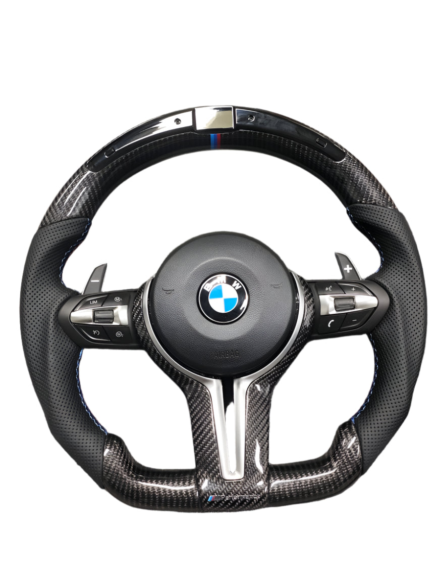 BMW LED Carbon Fibre Steering Wheel (F Series, Heated)
