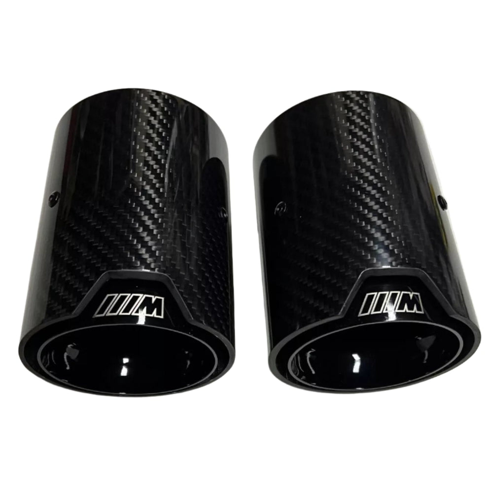 2 x BMW EXHAUST TIPS M135i/M140i/M235i/M240i/335i/340i/435i/440i TRIPLE BLACK